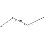 Armatur Deckenlampe 6flg Stangensystem rund Chrom 1,8m