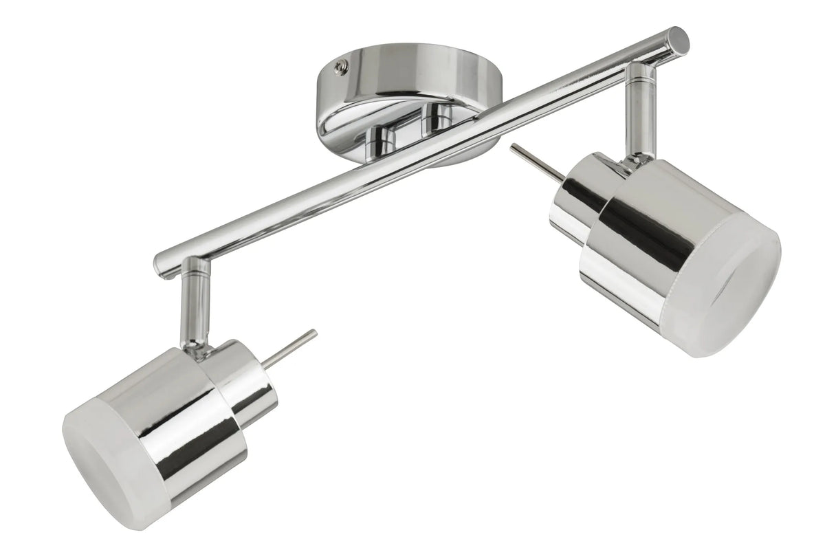 Deckenstrahler Badezimmer ip44 spritzwassergeschützt chrom 2flg led briloner 2733-028