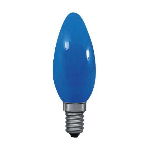 Deco Glühlampe Kerze E14 blau 25W Paulmann 402.24 – E14 – 25W