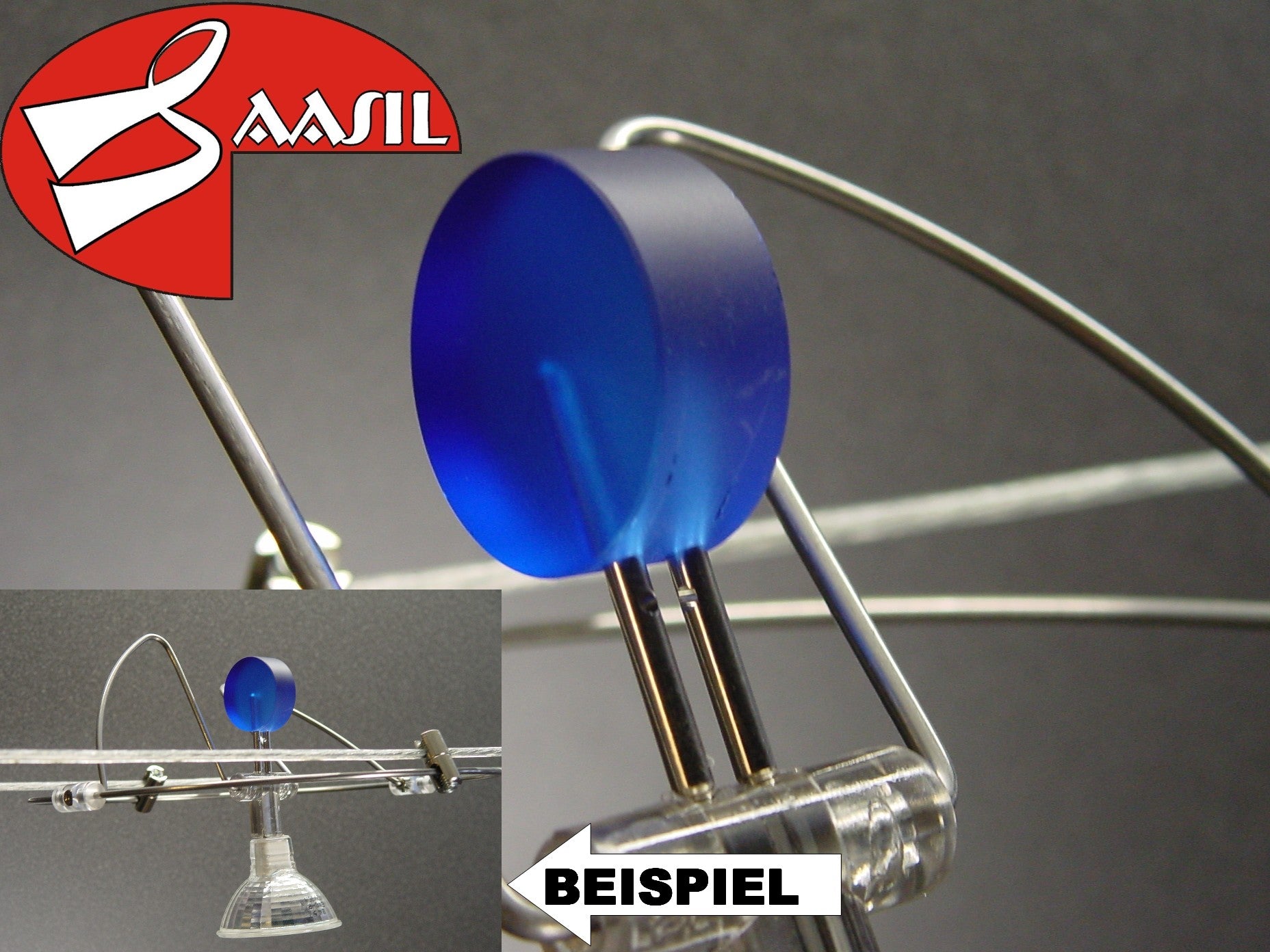 PIL Dekoelemt Zubehöhr für Strahler Seilsystem 12V für MR16 / MR11 Halogen / LED