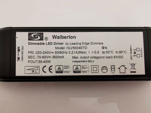 Dimmbarer LED Treiber Transformator 35-40W 500mA – LED-Treiber 24V dimmbar