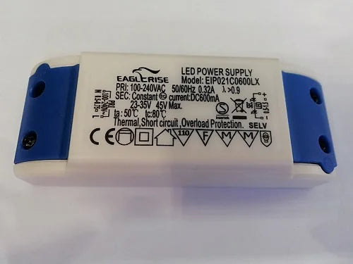 Eaglerise LED Treiber, Trafo 600mA Netzteil – LED-Treiber 24V