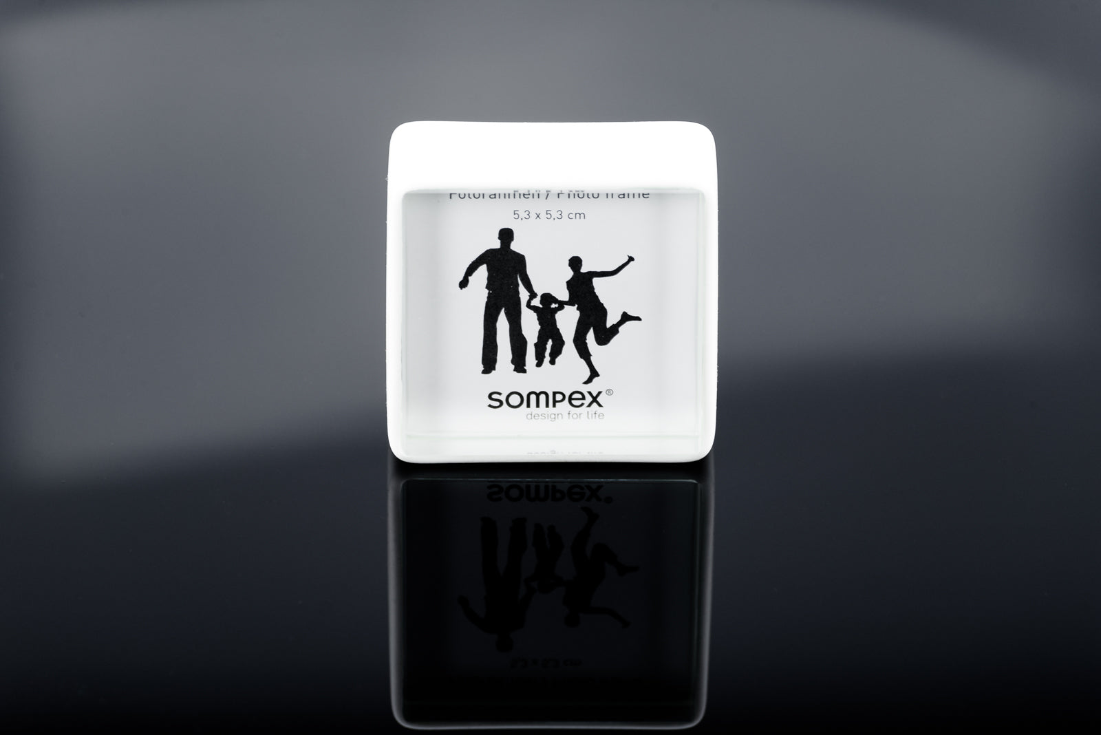 Mini Bilderrahmen Fotorahmen 5 x 5 cm weiß 41871 Sompex – stilvolles Wohnaccessoire & Dekoartikel aus Europa