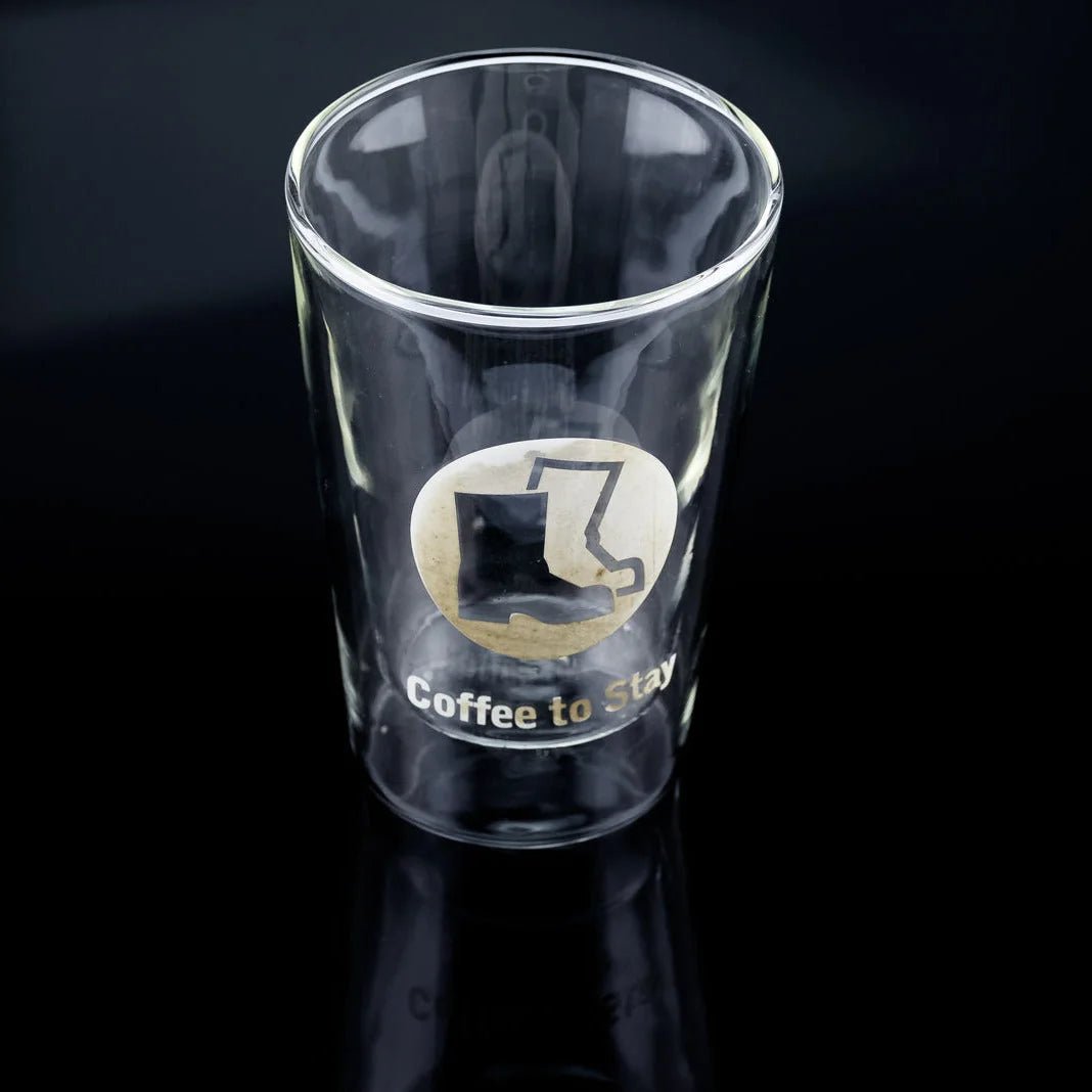 Thermoglas doppelwandig latte macchiato gefäß transparent klar teeglas kaffeeglas design geschenk idee cofee to stay sompex 32550 
 Thermoglas 250ml 'Coffee to stay' Thermobecher – stilvolles Wohnaccessoire & Dekoartikel aus Europa