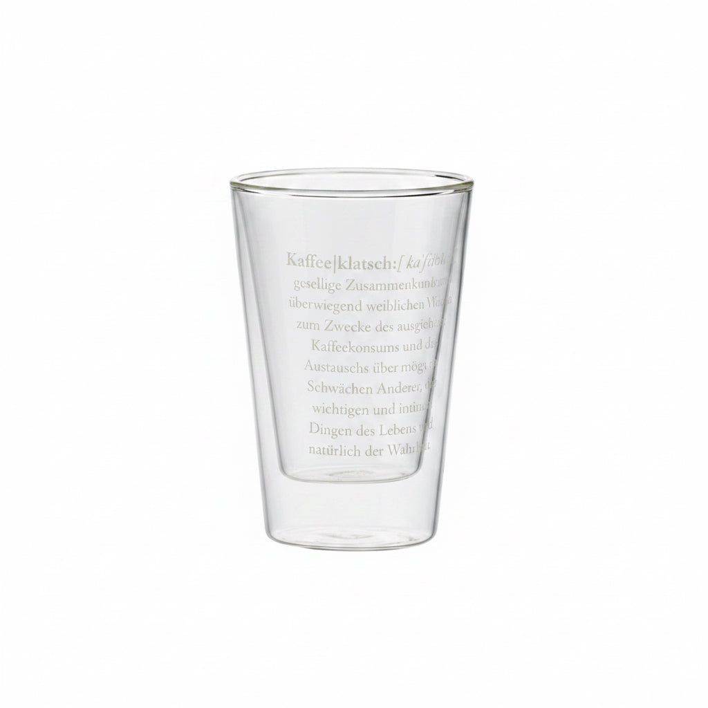 thermoglas doppelwandig transparent latte macchiato gefäß kaffeeglas teeglas trinkbecher durchsichtig kaffeeklatsch 32552 sompex – stilvolles Wohnaccessoire & Dekoartikel aus Europa