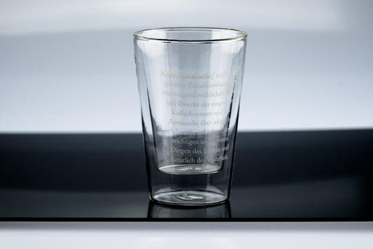 thermoglas doppelwandig transparent latte macchiato gefäß kaffeeglas teeglas trinkbecher durchsichtig kaffeeklatsch 32552 sompex – stilvolles Wohnaccessoire & Dekoartikel aus Europa