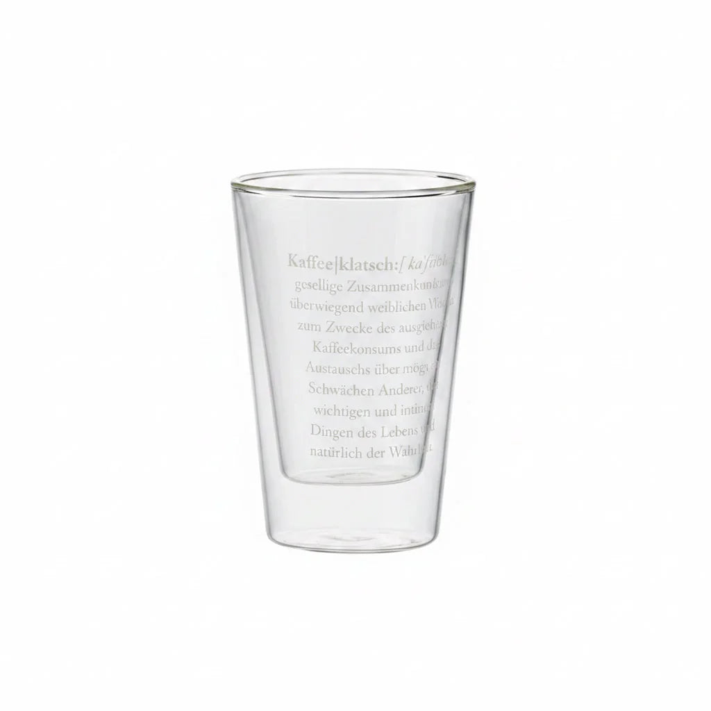 thermoglas doppelwandig transparent latte macchiato gefäß kaffeeglas teeglas trinkbecher durchsichtig kaffeeklatsch 32552 sompex – stilvolles Wohnaccessoire & Dekoartikel aus Europa