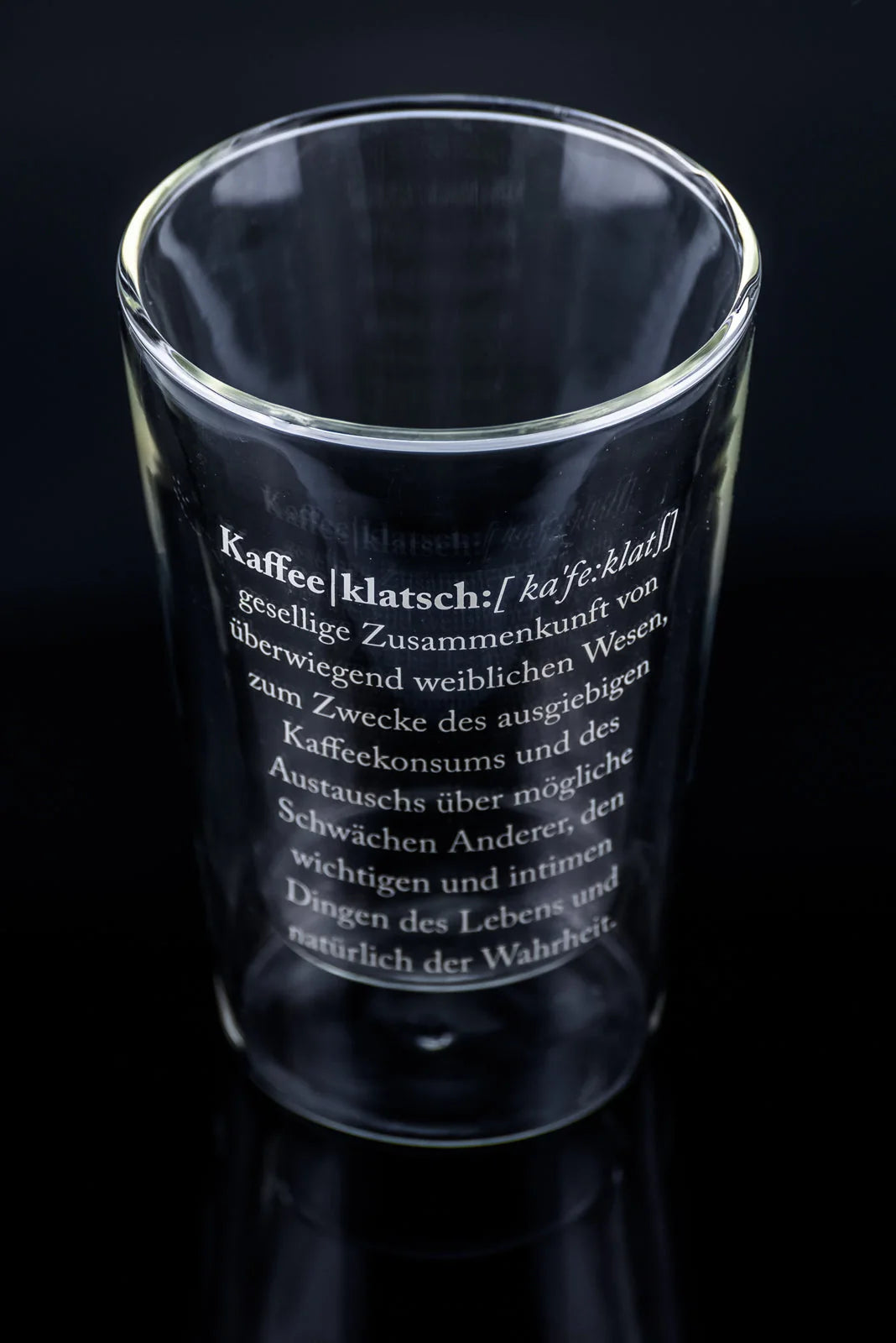Thermoglas Latte Macchiato 'Kaffeeklatsch' 250ml Sompex thermoglas doppelwandig transparent latte macchiato gefäß kaffeeglas teeglas trinkbecher durchsichtig kaffeeklatsch 32552 sompex 