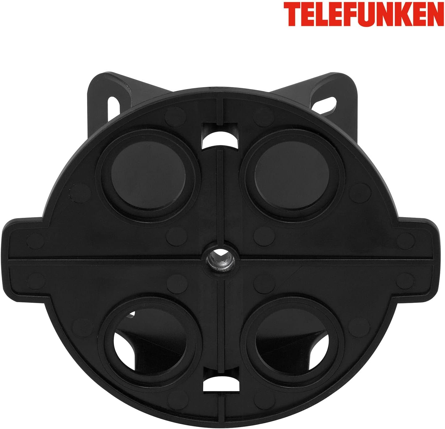 Adapter zur Eckbefestigung von Bewegungsmeldern schwarz Kunststoff 100x51mm