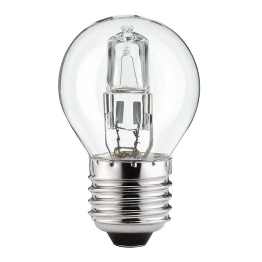 E27 Halogen 28W Tropfenform Glas klar dimmbar 230V Hochvolt nice price 3387 ean 4000870033876 45mm durchmesser 72mm hoch ersatz für paulmann 800.17 ean 4000870800171