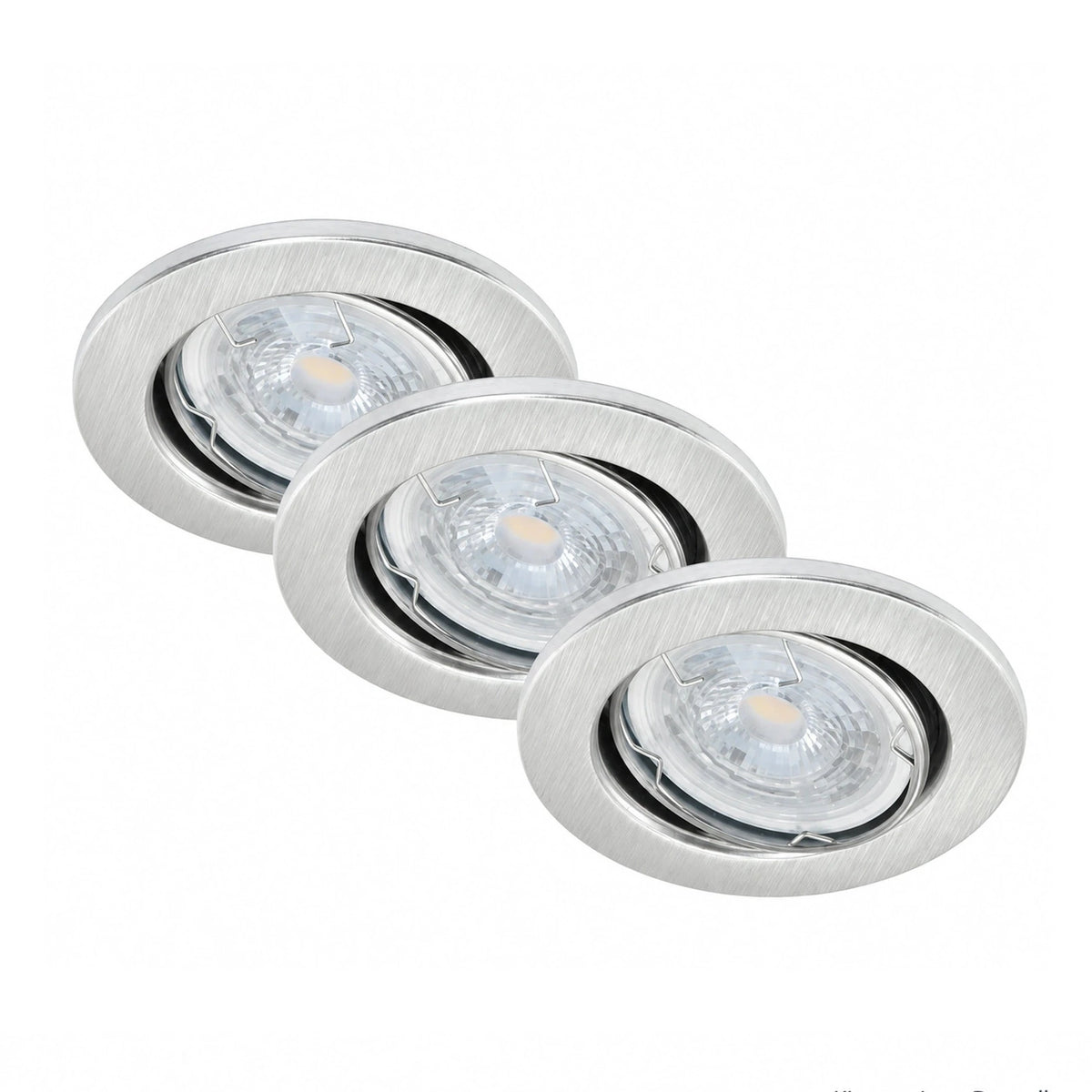 Briloner GU10 – 3er-Set LED Einbauspots