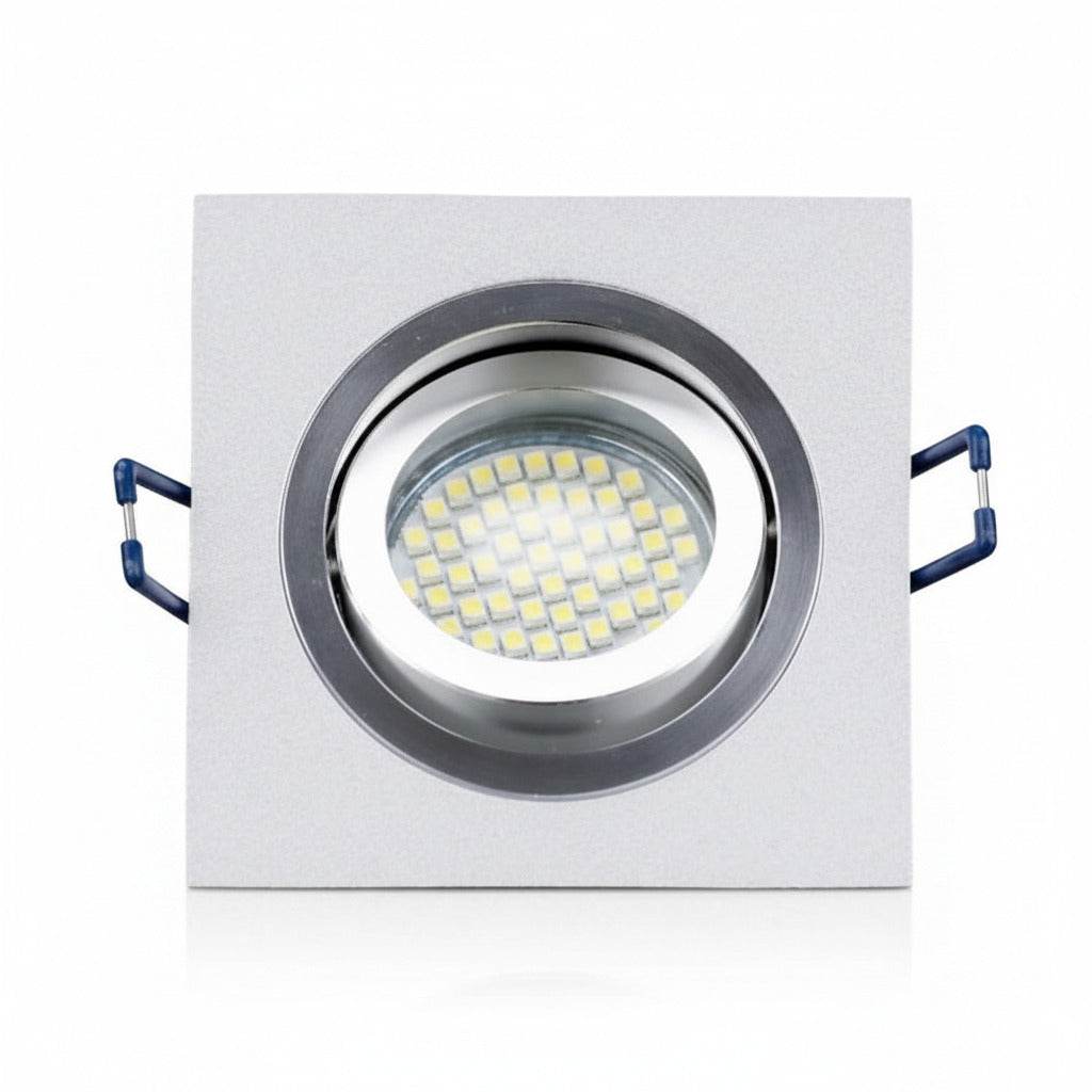Einbaustrahler Aluminium AFIS15R – Einbaustrahler IP20, schwenkbar, dimmbar, 50mm