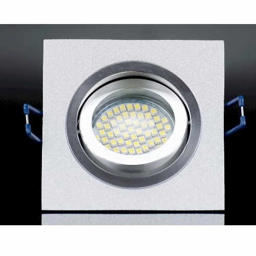 Einbaustrahler Aluminium AFIS15R – Einbaustrahler IP20, schwenkbar, dimmbar, 50mm