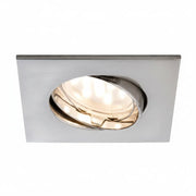 LED Einbaustrahler schwenkbar eckig satin 927.72 Paulmann – Einbaustrahler IP23, schwenkbar, dimmbar, 50mm
