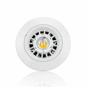 Einbaustrahler rund cremeweiß 12V Aludruckguß – Einbaustrahler IP20, schwenkbar, dimmbar, 50mm