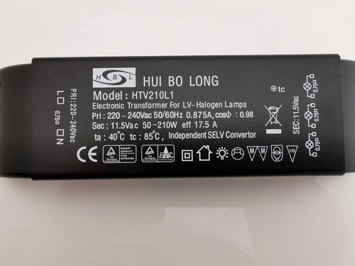 Elektronischer Transformator 50-210W 12V Halogen Trafo dimmbar – LED-Treiber 24V dimmbar