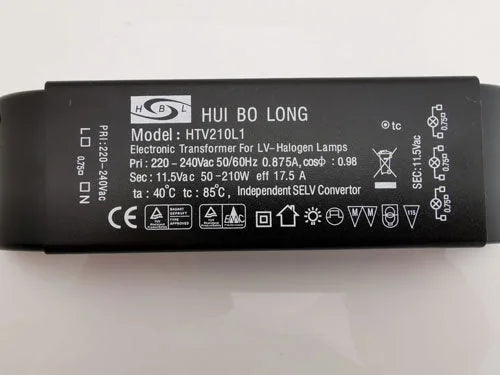Elektronischer Transformator 50-210W 12V Halogen Trafo dimmbar – LED-Treiber 24V dimmbar