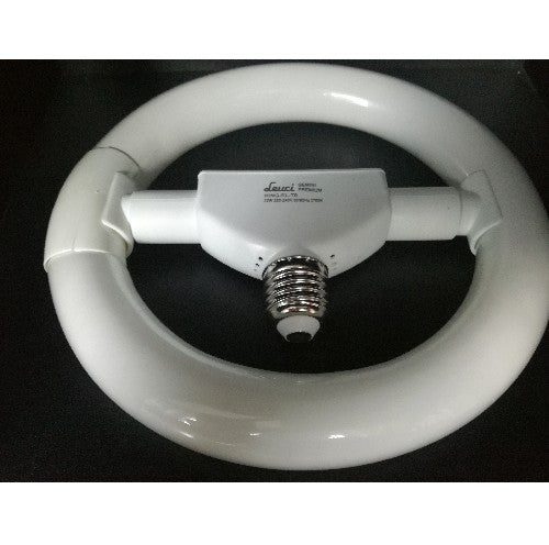 Energiesparlampe E27 22W Ringform weiß 28mm Ringröhre T9