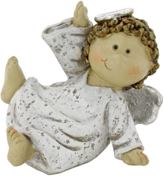 Sitzender Engel Figur Weihnachtsdeko shabby chic – Weihnachtsdeko