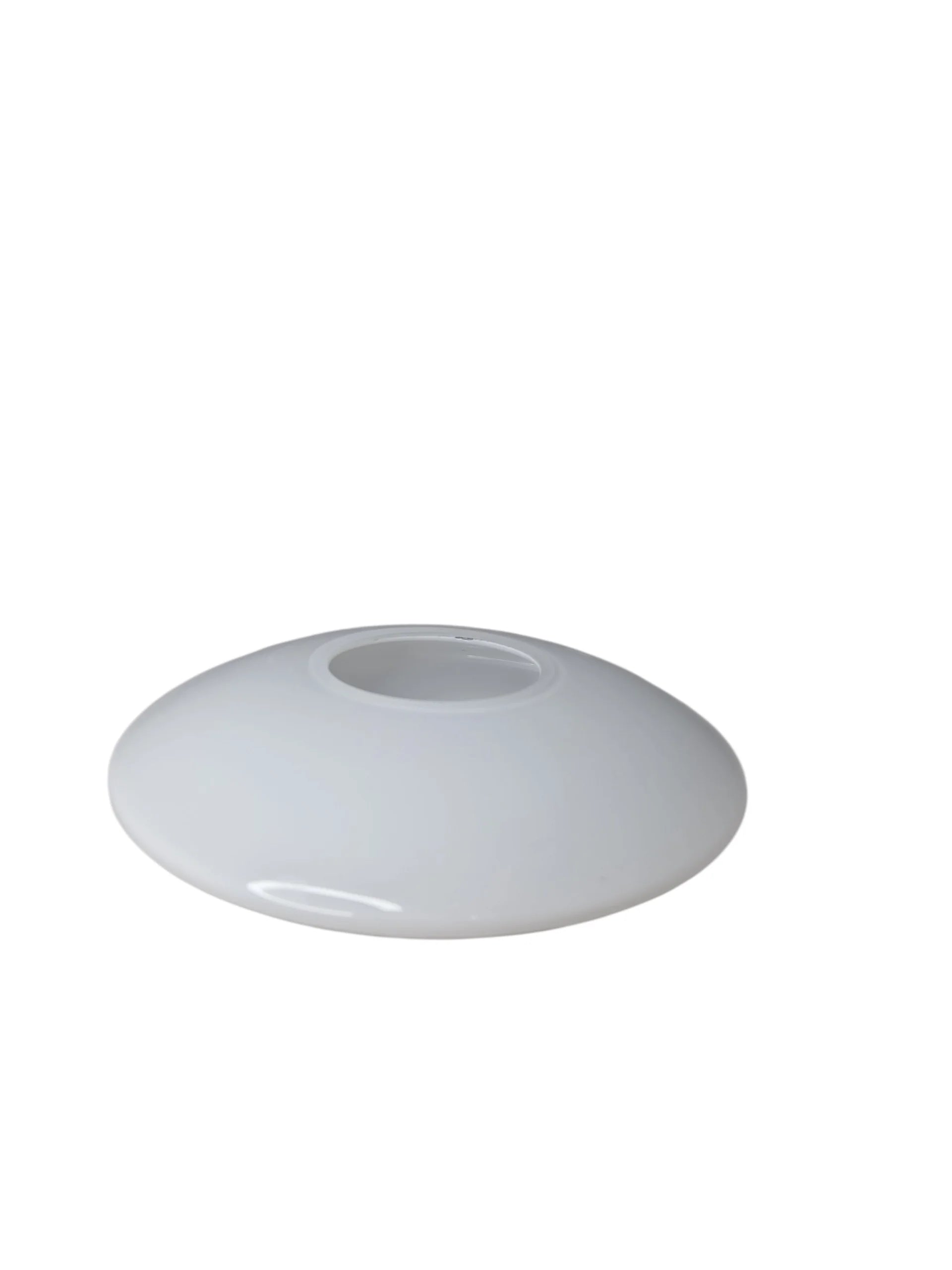 Lampenglas weiß rund flach ufo schalenform 14 cm ersatzglas pendelleuchte fluxx sompex 79726 79727