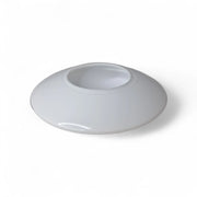 Lampenglas weiß rund flach ufo schalenform 14 cm ersatzglas pendelleuchte fluxx sompex 79726 79727