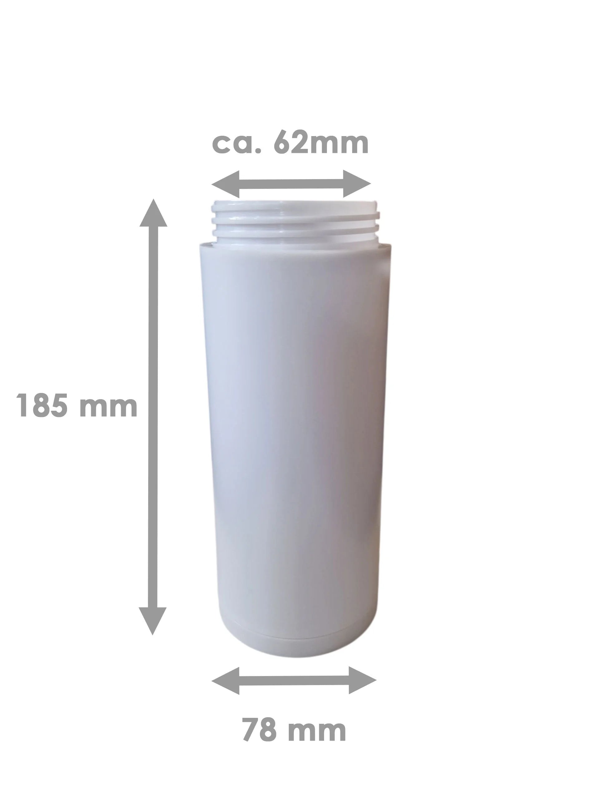 ersatzglas lampenglas lampenschirm aussenleuchte zylinder weiss mit schraubgewinde 18cm hoch 8cm breit esto 9003348859621