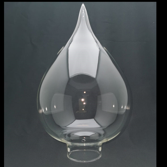 Lampenglas Tropfenform Glas klar mit 3 Löchern Ersatzglas Tear 78852 Sompex – Lampenglas klar