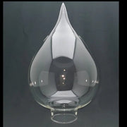 Lampenglas Tropfenform Glas klar mit 3 Löchern Ersatzglas Tear 78852 Sompex – Lampenglas klar