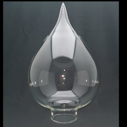 Lampenglas Tropfenform Glas klar mit 3 Löchern Ersatzglas Tear 78851 Sompex – Lampenglas klar