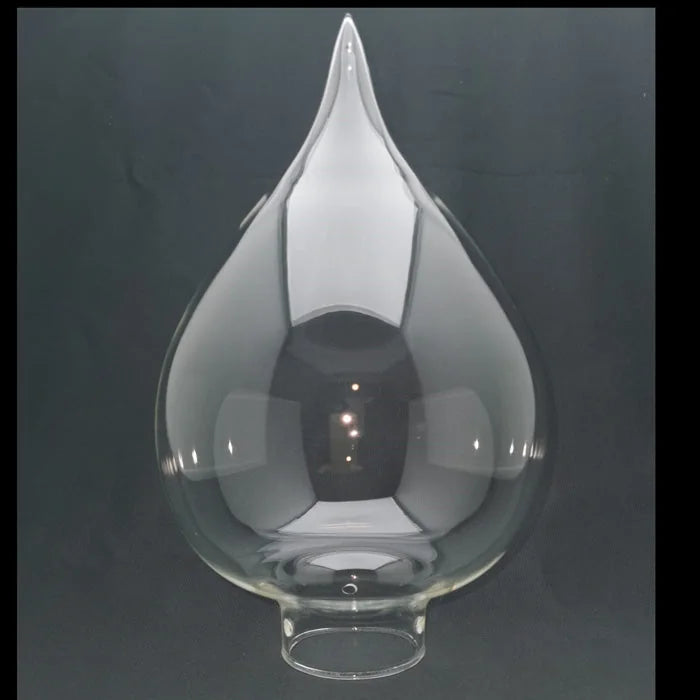 Lampenglas Tropfenform Glas klar mit 3 Löchern Ersatzglas Tear 78851 Sompex – Lampenglas klar