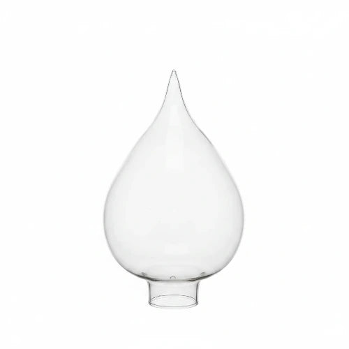Lampenglas Tropfenform Glas klar mit 3 Löchern Ersatzglas Tear 78851 Sompex – Lampenglas klar