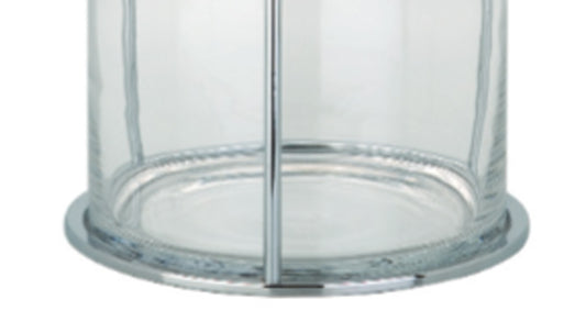 Ersatzglas Lampenfuß Zylinder klar zu Boston  96016 Tischleuchte Villeroy & Boch – Lampenglas klar