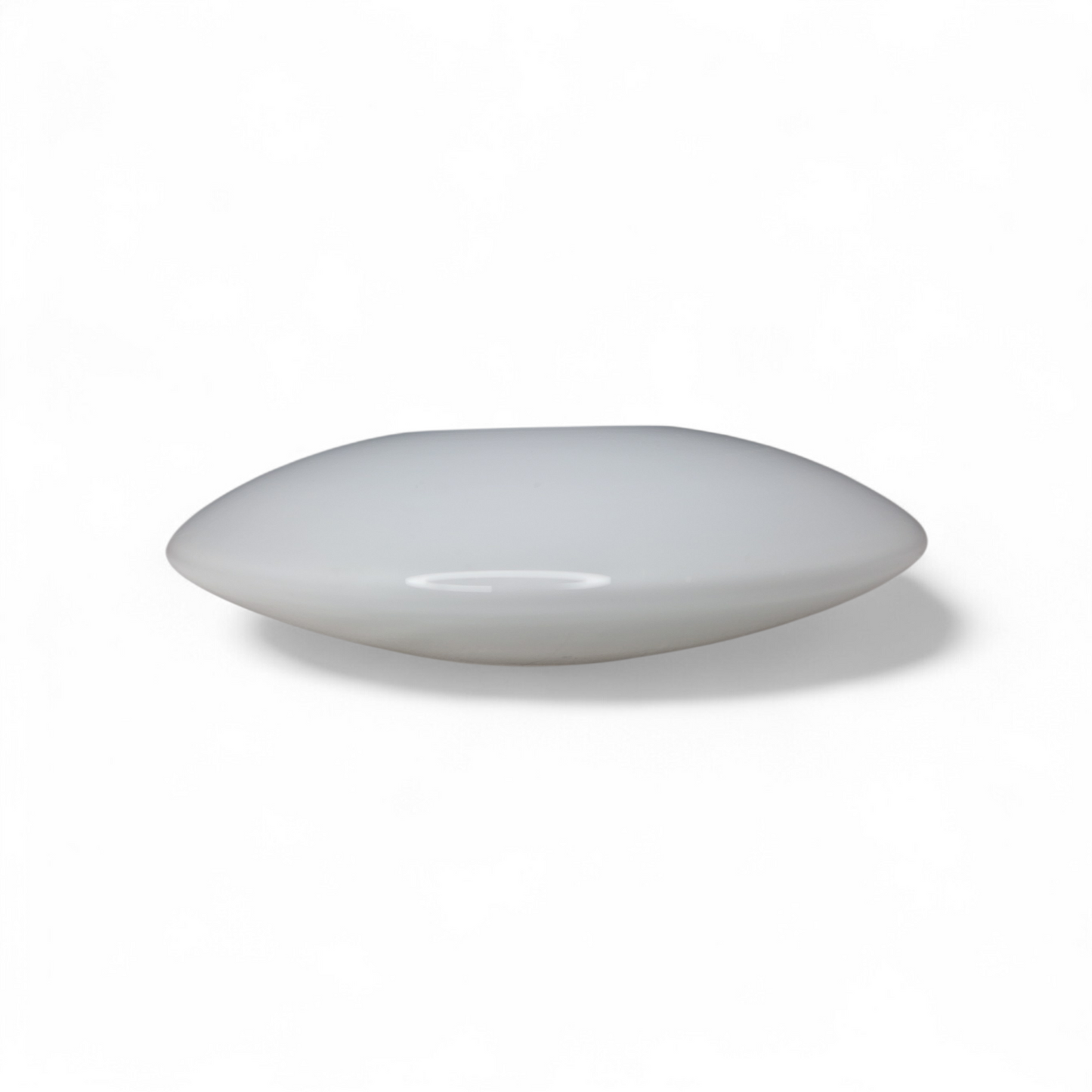 Lampenglas weiß rund flach ellipse ufo schalenform 14 cm ersatzglas pendelleuchte fluxx sompex 79726 79727