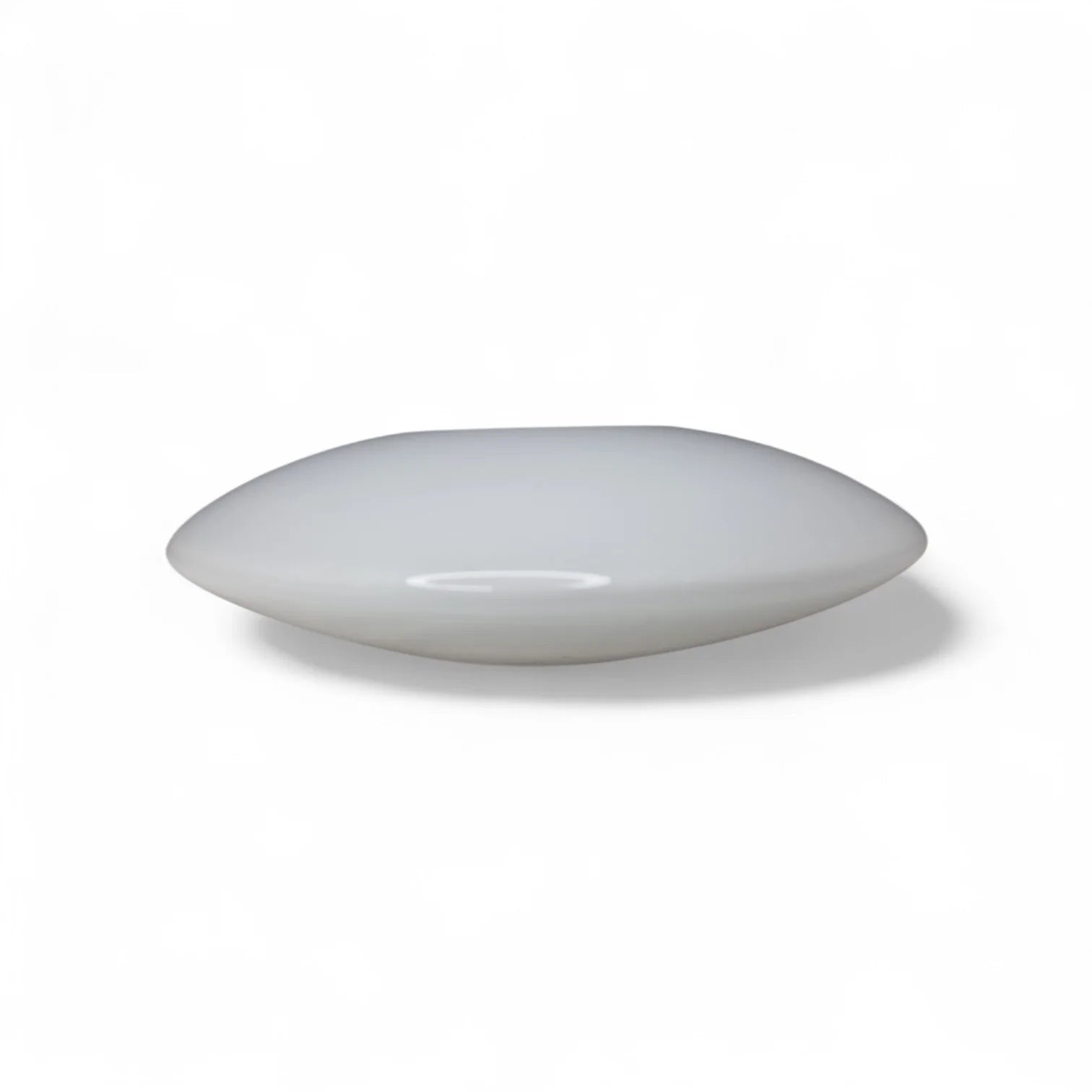 Lampenglas weiß rund flach ellipse ufo schalenform 14 cm ersatzglas pendelleuchte fluxx sompex 79726 79727