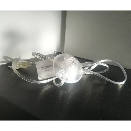 Euro Anschlußkabel mit Tretschalter Zuleitung 1,7m klar