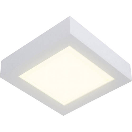 Extra flache 15W LED Deckenlampe, eckig und weiß – Deckenleuchte dimmbar