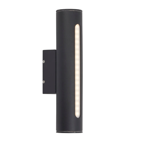 Außenwandleuchte Twin schwarz