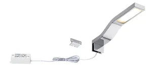 Klemmleuchte LED für Spiegel und Schrank Chrom IP44 Galeria Wave Paulmann 991.00