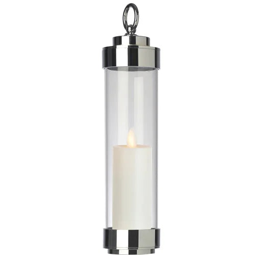  hängelaterne chrom gartenlaterne mit erdspieß für led teelichter mit erdspieß laterne für blumenbeet chrom silber klares glas elle 53182 sompex