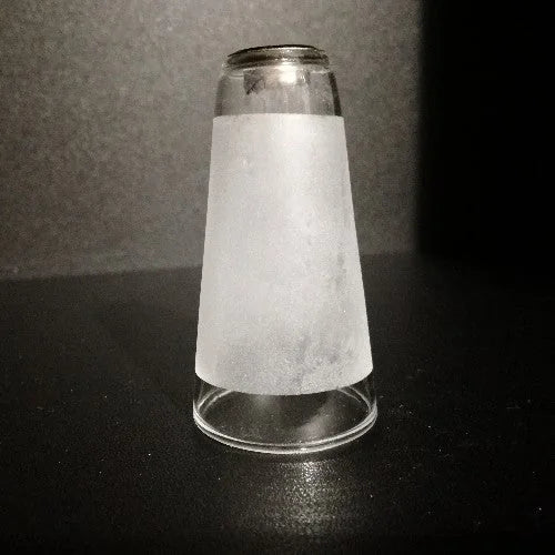 Glasschirm 6cm Glas klar matt Lampen Ersatzglas – Lampenglas klar