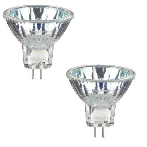 Paulmann 838.24 2er Set 2x10W GU4 Halogen Reflektor Satin