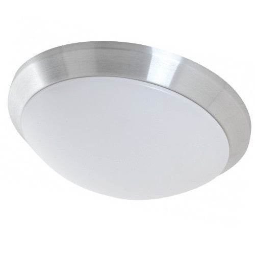 Runde Glas 18W LED Deckenleuchte Alu Ø32cm Tubby – Deckenleuchte dimmbar