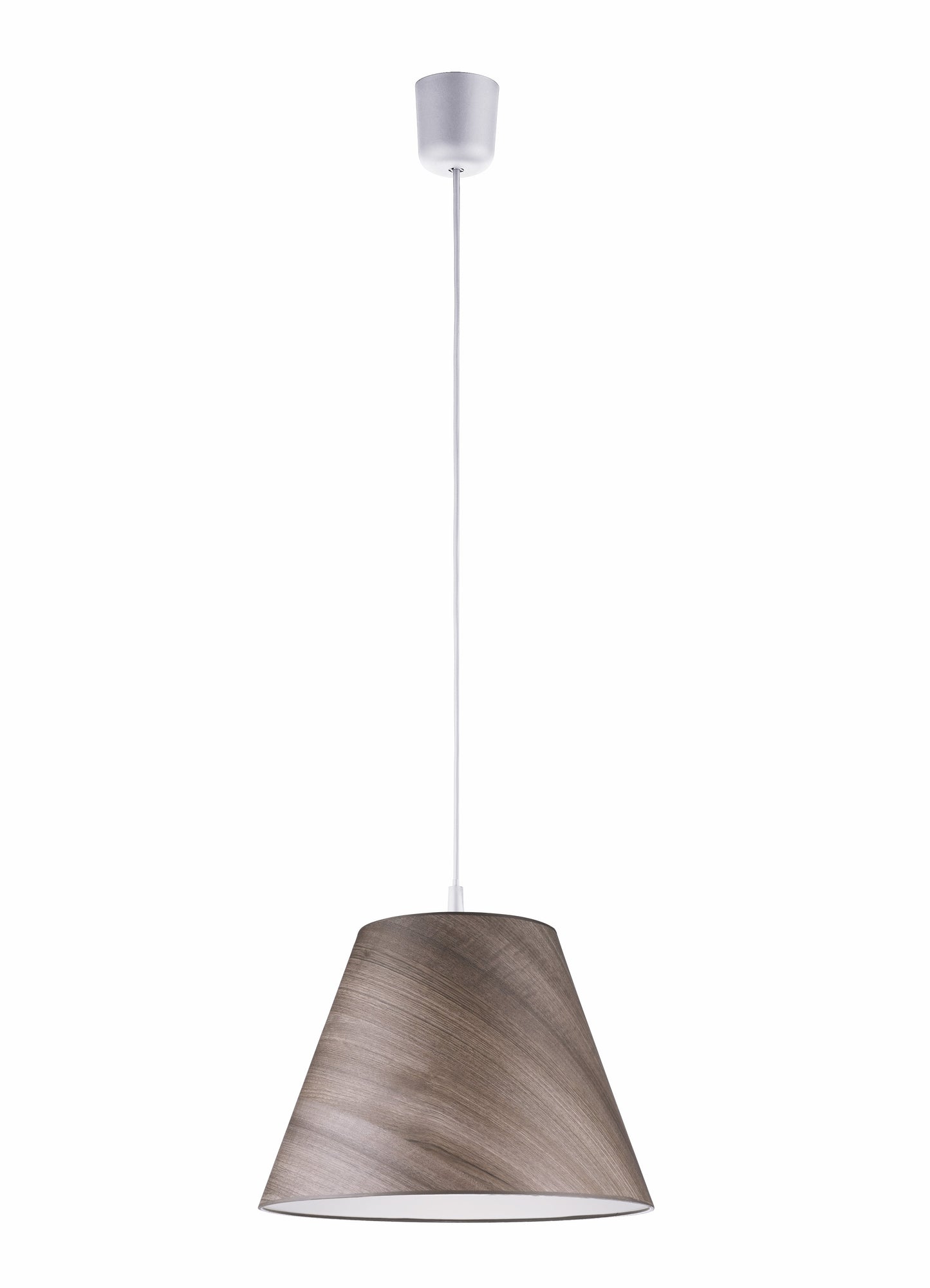 Hängeleuchte aus PCV,  Teak Braun , FLI 217031