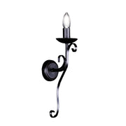 Rostfarbige Wandfackel Antik- Wandleuchte, 'Dorit' 1-flg. – Wandleuchte LED, dimmbar