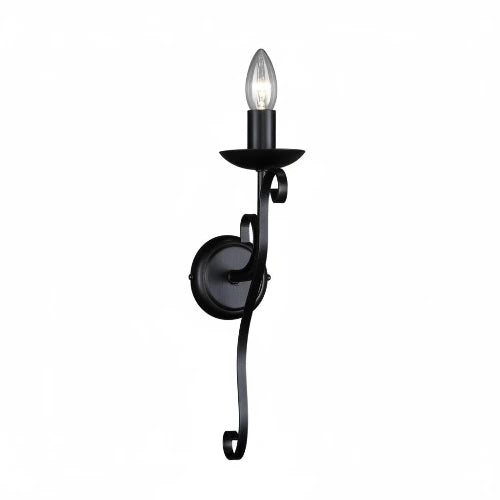 Rostfarbige Wandfackel Antik- Wandleuchte, 'Dorit' 1-flg. – Wandleuchte LED, dimmbar