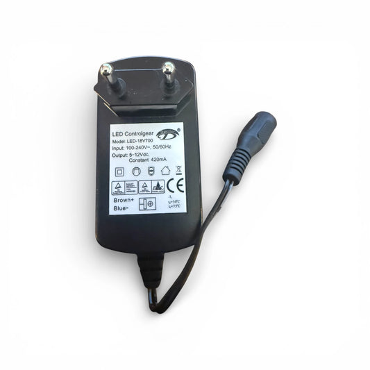 Hopestar LED-18V700 LED Controlgear 420mA Stecker Netzteil mit 5,5mm DC Buchse