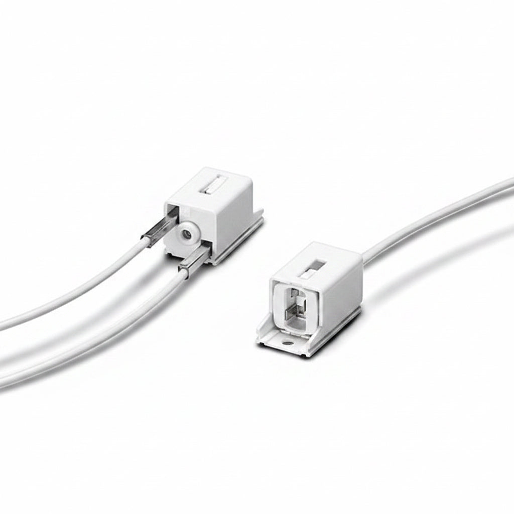 Houben Fassung T2 T7 Vossloh Aufbaufassung W4,3 107536 mit 29cm Kabel