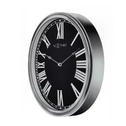 3D Wanduhr Houdini schwarz-grau