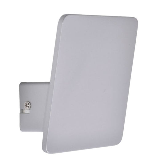 Indirekte LED Wandlampe flach eckig Aluminium 