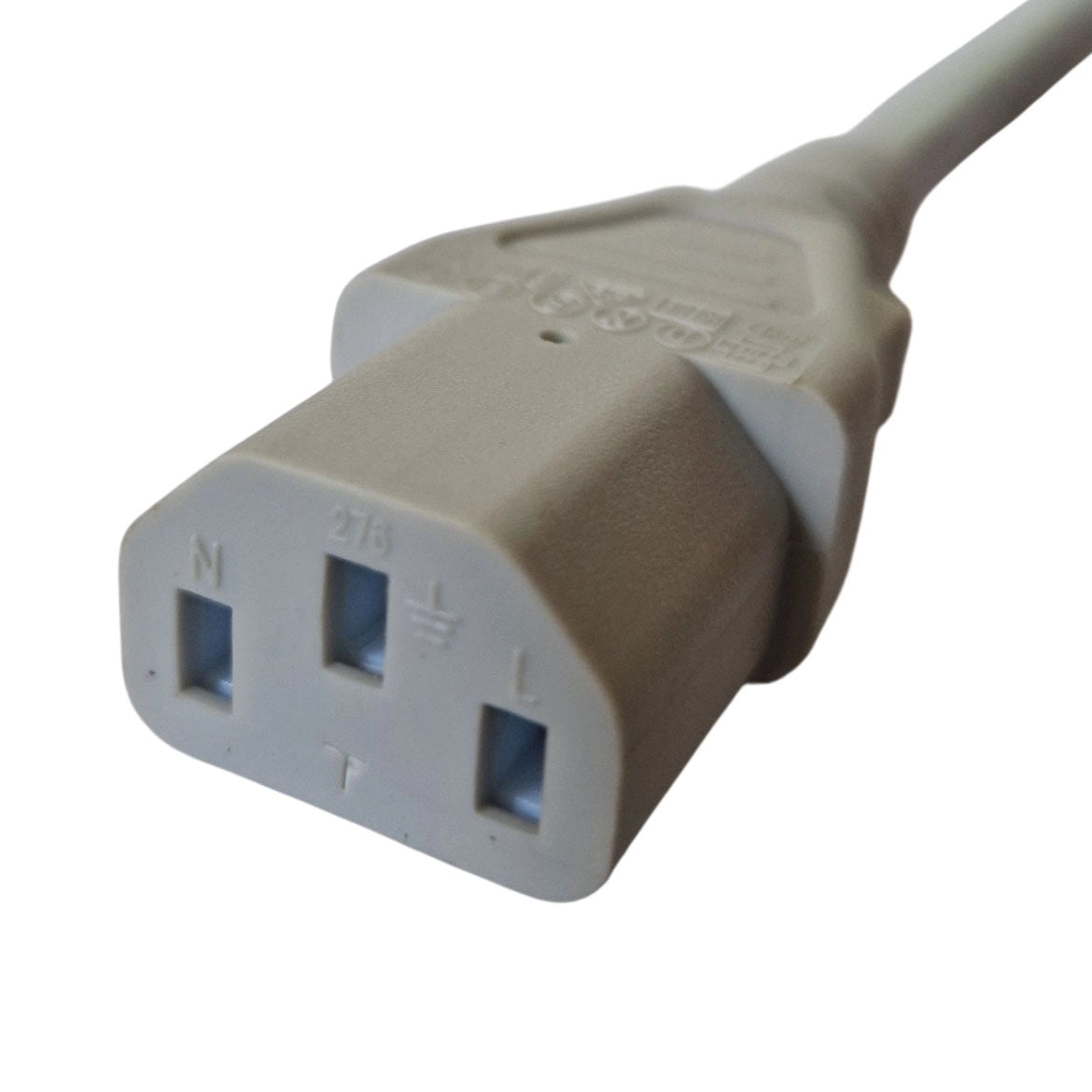 Schuko auf IEC C13 Netzkabel 1,6 m mit 3-poligem Kaltgeräteanschluss